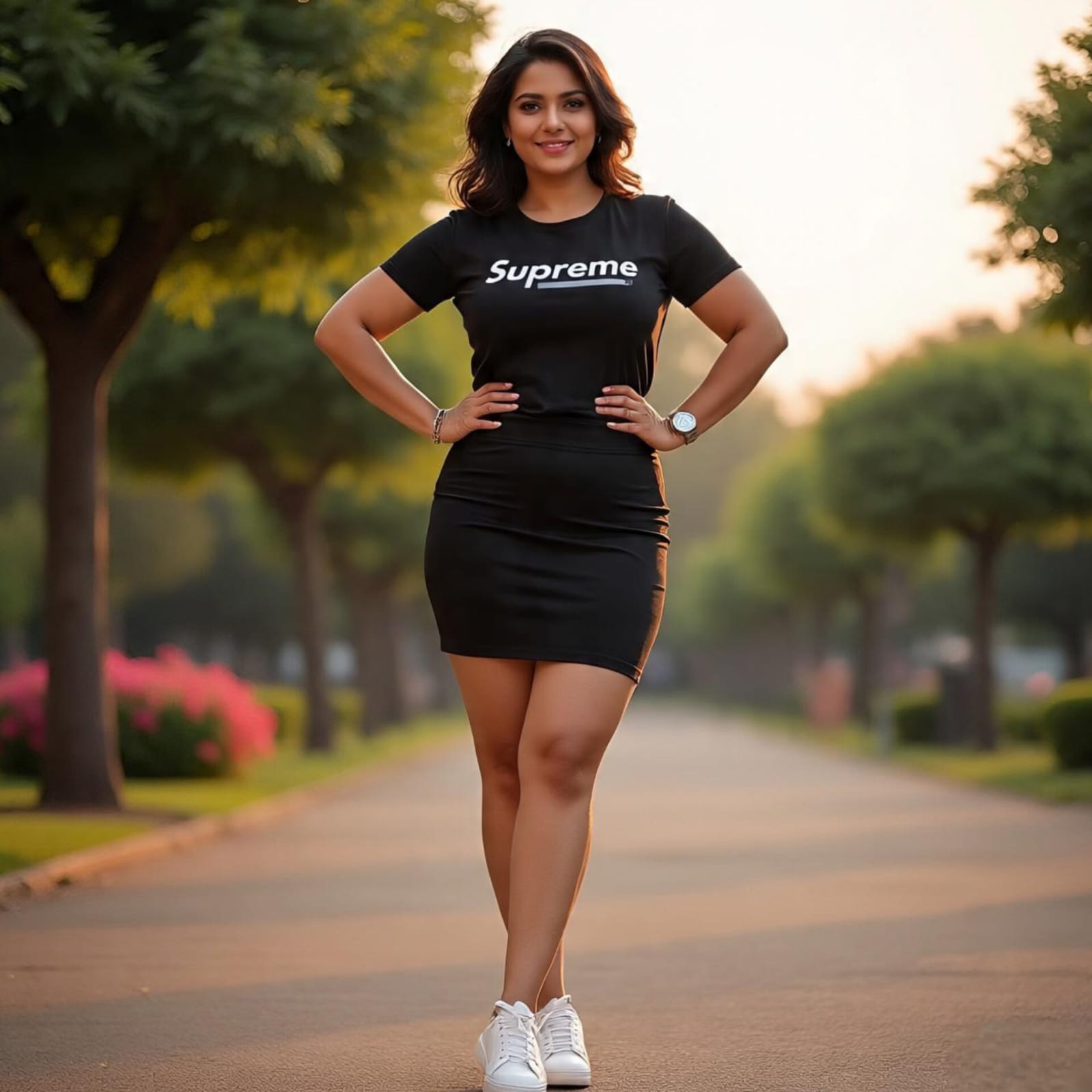 Kavya wearing Sampada Originals — Kavya — Garden Walk