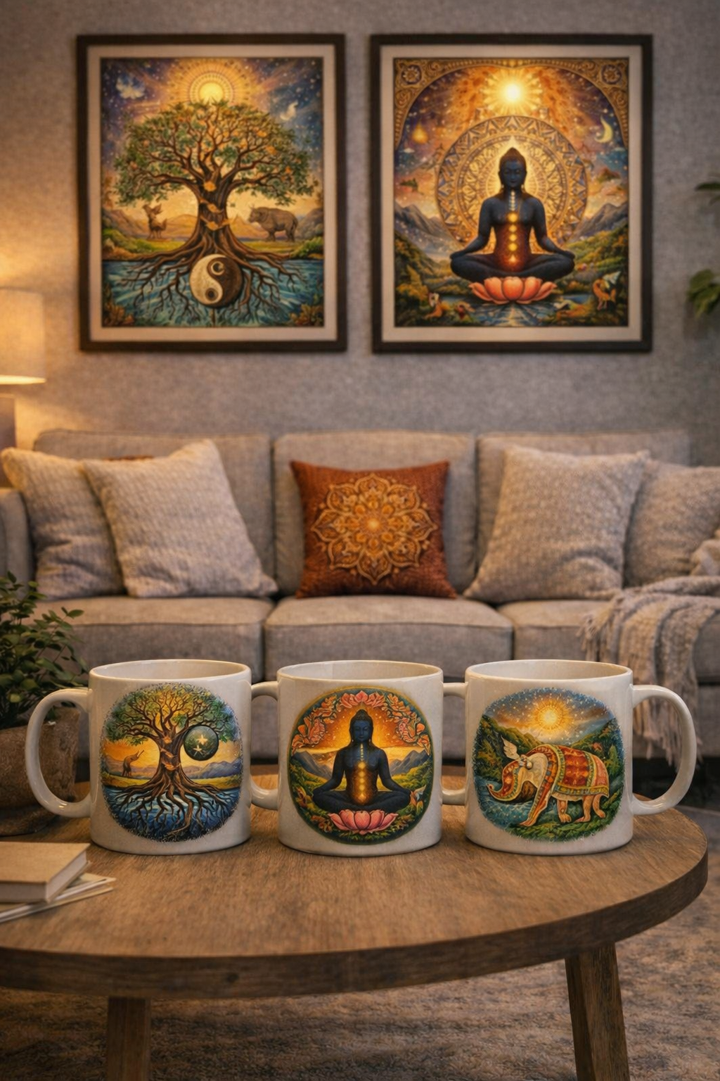 Home & Living Collection - Custom mugs, blankets, and home decor